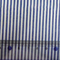 Striped Cotton Poplin Fabric By The Yard | Pinstripe Poplin Material | Poplin Dress Shirt Fabric