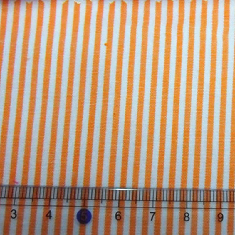 Striped Cotton Poplin Fabric By The Yard | Pinstripe Poplin Material | Poplin Dress Shirt Fabric
