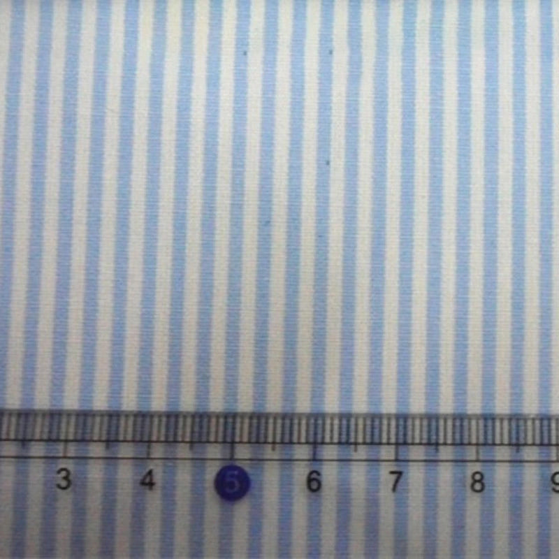Striped Cotton Poplin Fabric By The Yard | Pinstripe Poplin Material | Poplin Dress Shirt Fabric