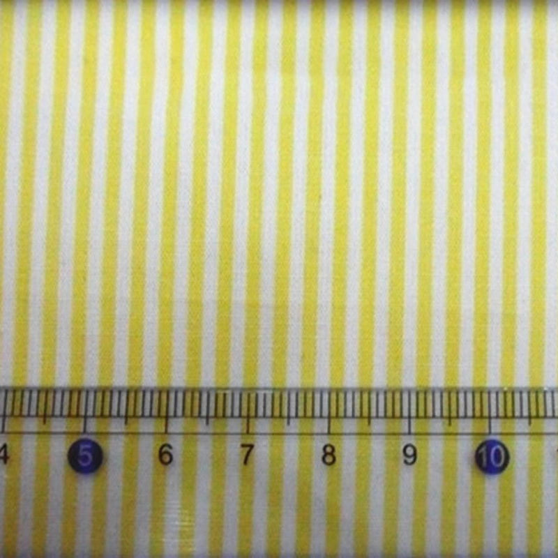 Striped Cotton Poplin Fabric By The Yard | Pinstripe Poplin Material | Poplin Dress Shirt Fabric