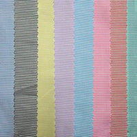 Pinstripe Cotton Poplin Fabric By The Yard | Striped Cotton Poplin Material | Dyed Woven poplin