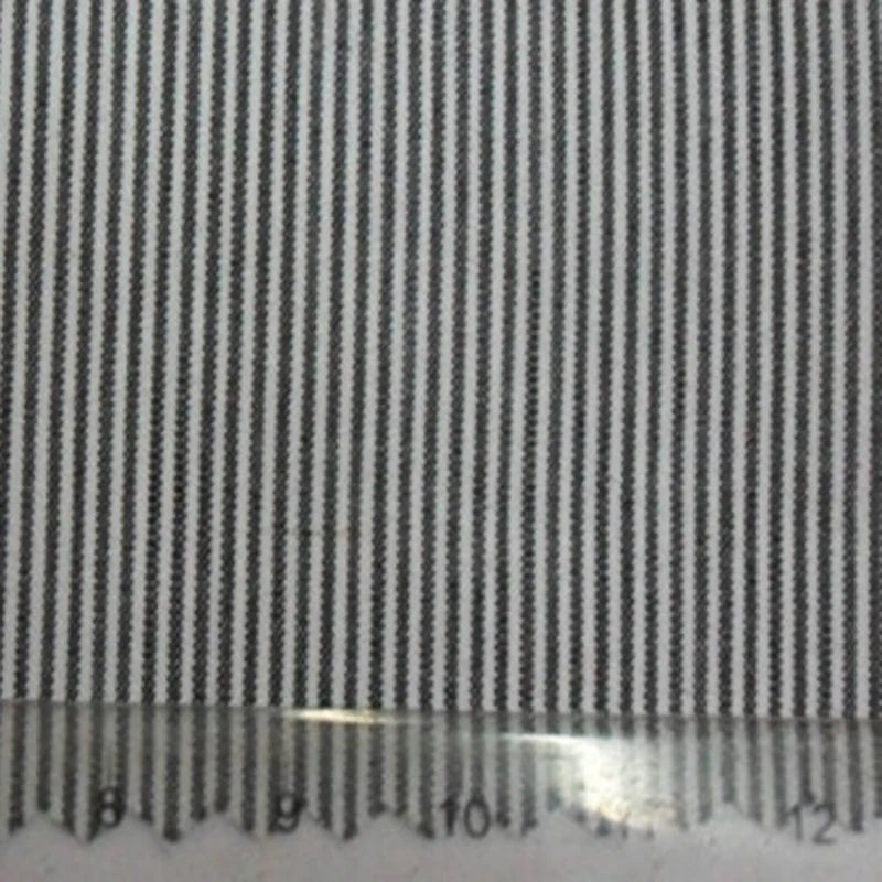 Pinstripe Cotton Poplin Fabric By The Yard | Striped Cotton Poplin Material | Dyed Woven poplin