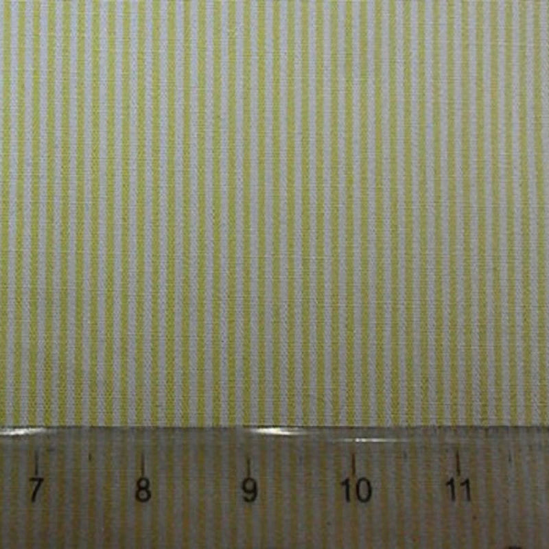 Pinstripe Cotton Poplin Fabric By The Yard | Striped Cotton Poplin Material | Dyed Woven poplin